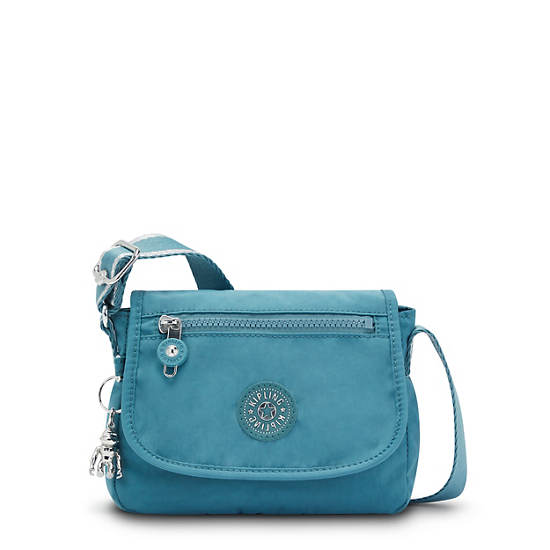 Kipling Sabian Crossbody Mini Tassen Turquoise | BE 1342IL